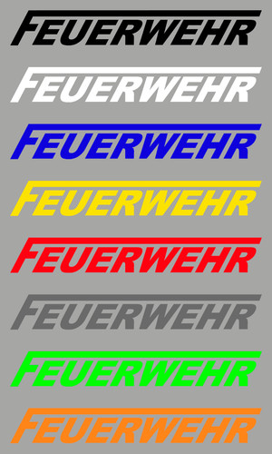 Aufkleber sticker feuerwehr - aufkleber,