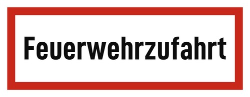 Feuerwehrzufahrt - ,