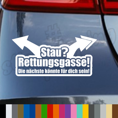 Autoaufkleber stau - autoaufkleber,