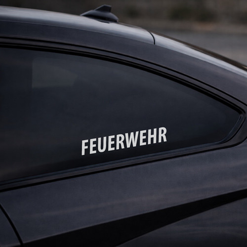 Feuerwehr auto aufkleber - feuerwehr,