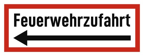 Feuerwehrzufahrt - ,