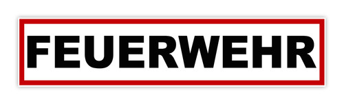 Aufkleber feuerwehr - aufkleber,