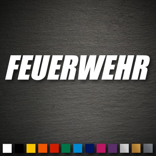 14174 feuerwehr aufkleber - feuerwehr,