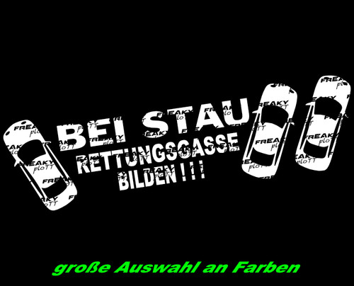 Bei stau rettungsgasse - stau,