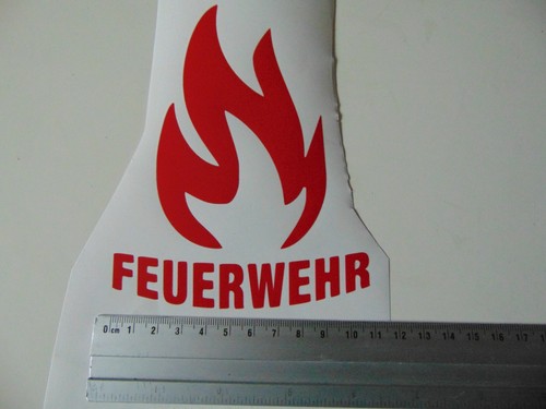 Feuerwehr aufkleber - feuerwehr,