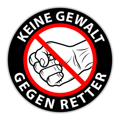 Aufkleber keine gewalt - aufkleber,