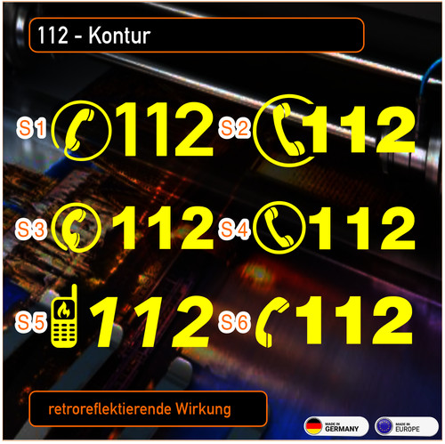 112 mit hörer - 112.,