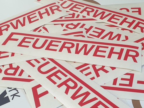 Feuerwehr aufkleber sticker - feuerwehr,