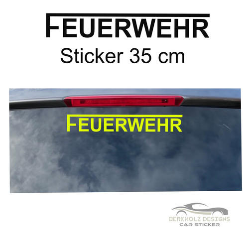 Feuerwehr aufkleber - feuerwehr,