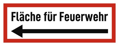 Fläche für feuerwehr - fläche,