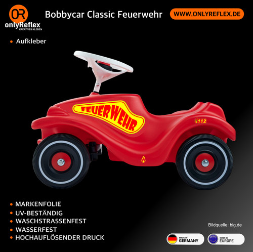 Feuerwehr bobby car - bobby,