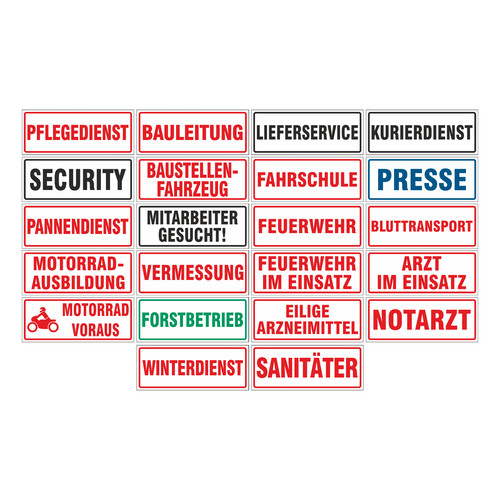 Fahrzeug hinweis aufkleber - hinweis,