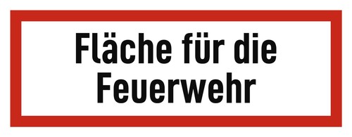 Fläche für die - feuerwehr,