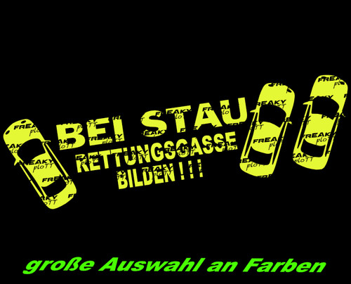 Bei stau rettungsgasse bilden - bei,