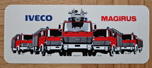 Werbe aufkleber iveco - werbe-aufkleber, magirus